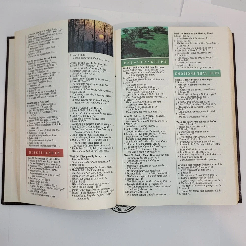 Worthy The Everyday Bible NCV Burgundy Hardcover Concordance Religious Book